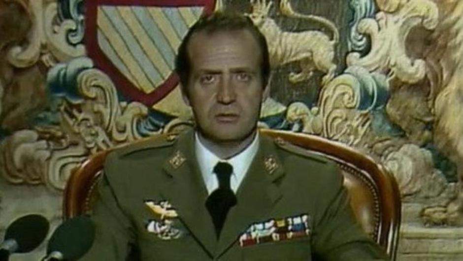El Rey Juan Carlos en la jornada del 23-F