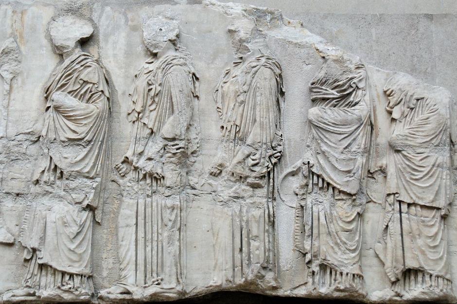 Friso del Partenón, en el Museo Británico