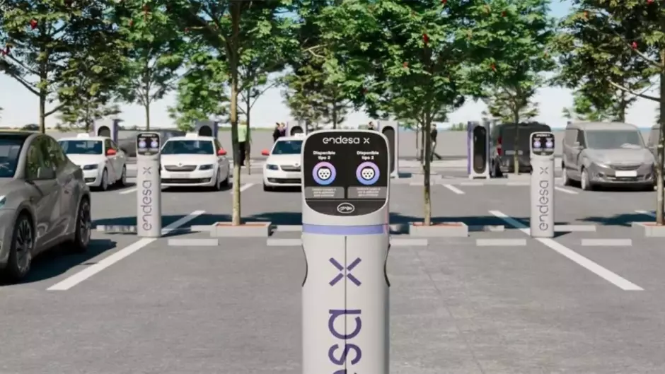 La electrolinera de Pozuelo, impulsada por Endesa y la Comunidad de Madrid
