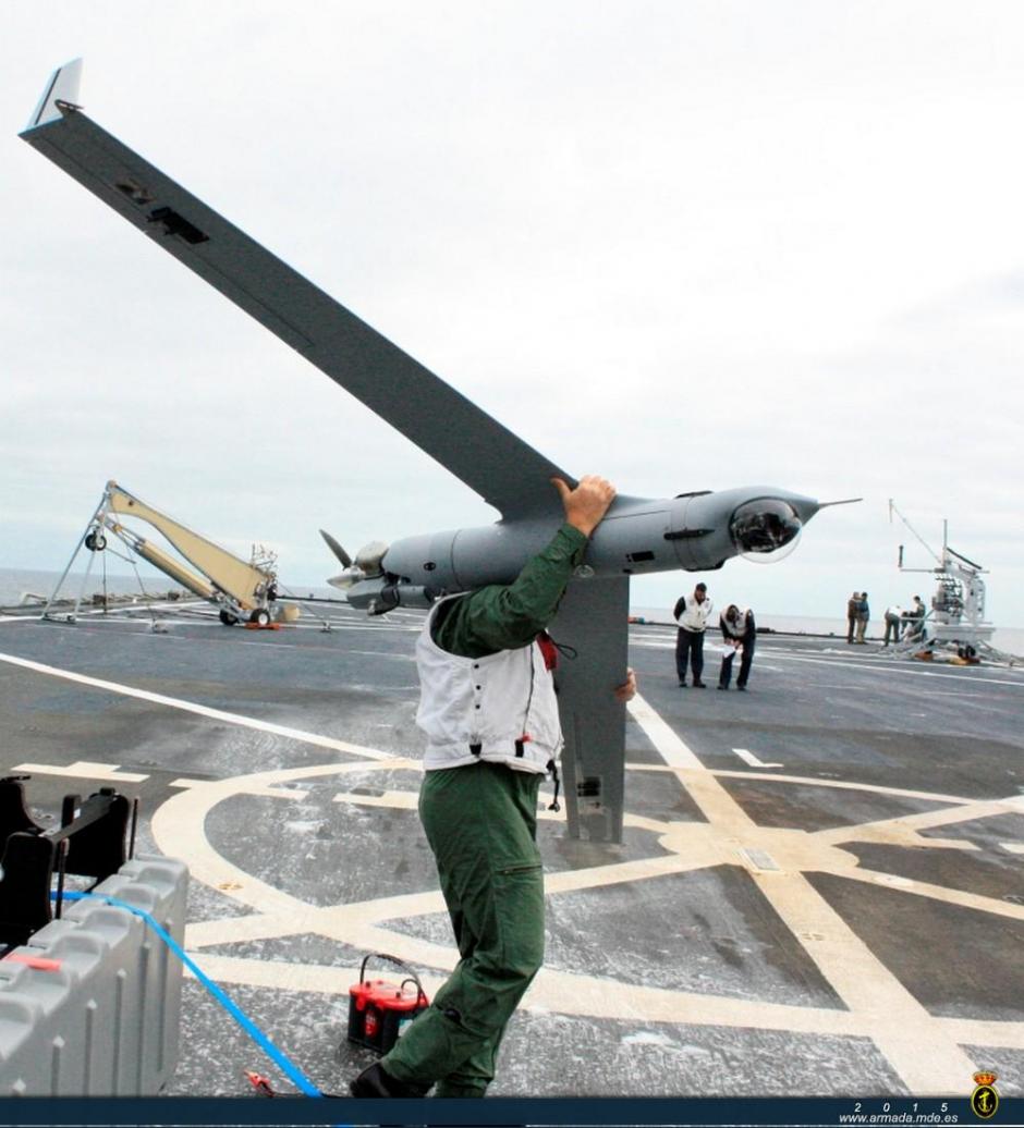 Uno de los drones de la Armada