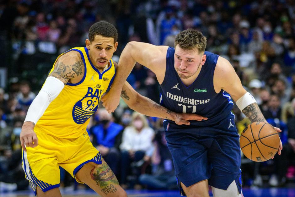 Luka Doncic ante los Warriors el pasado 5 de enero