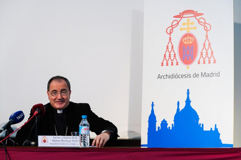 El nuevo obispo de la diócesis de Calahorra y La Calzada-Logroño atiende a la prensa