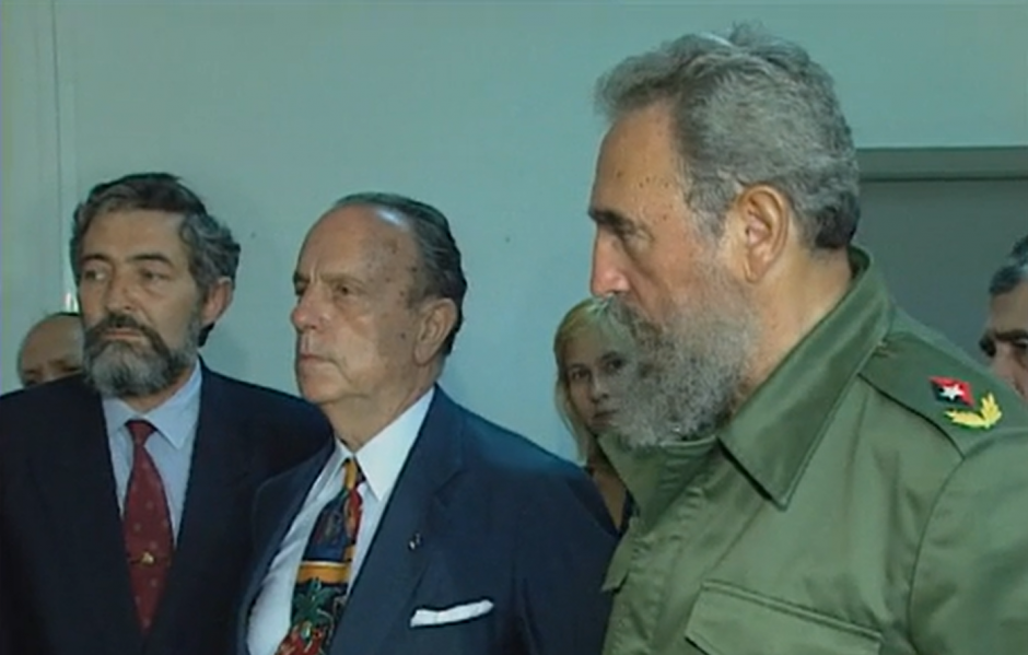 Manuel Fraga y Fidel Castro