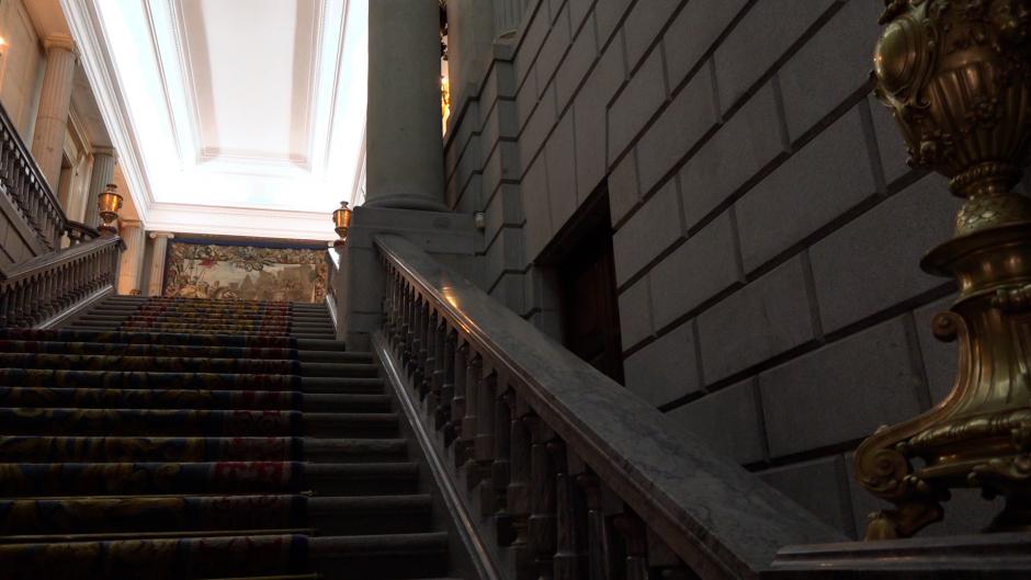 Escalera principal Palacio de Buenavista
