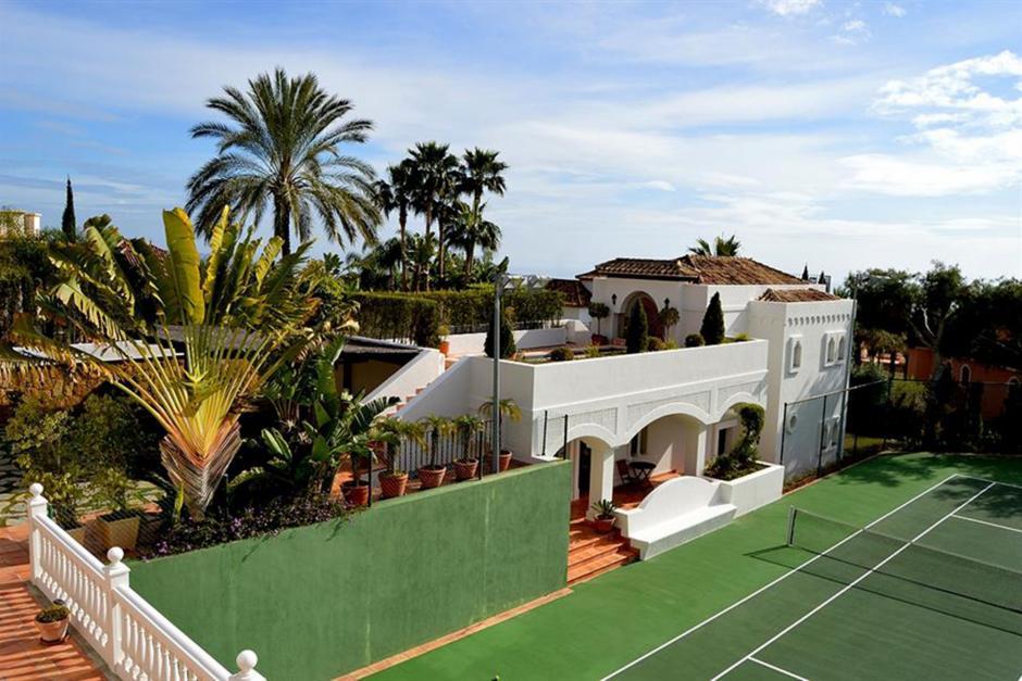 Home of tennis player Novak Djokovic in Marbella.