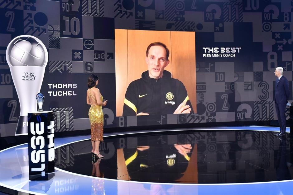 Tuchel recibe el premio 'The Best' al mejor entrenador