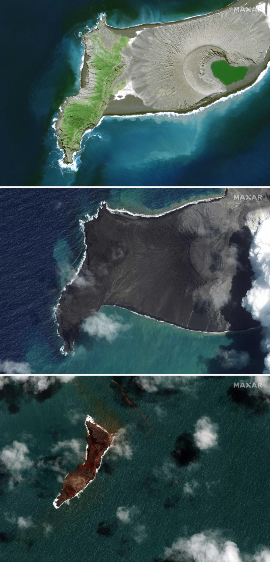 Antes y después de la isla