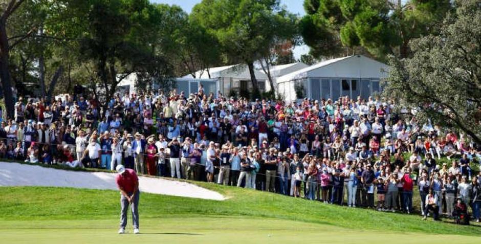 Jon Rahm durante el Acciona Open de España de golf de 2021.