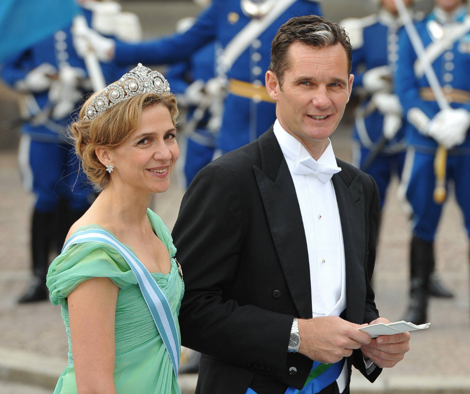 Doña Cristina y Don Urdangarín, en la boda de la Princesa de Suecia en 2010