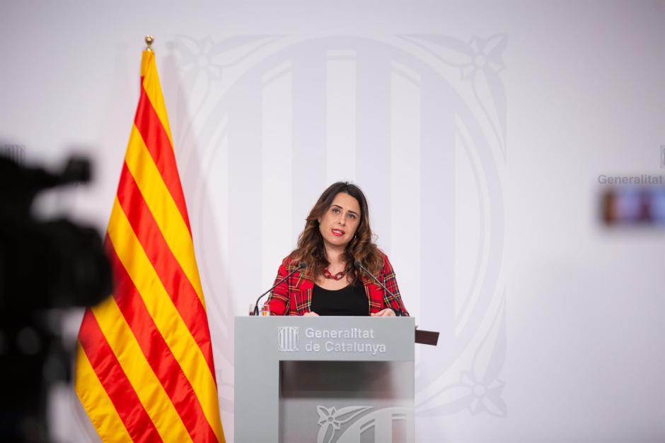 La portavoz de la Generalitat de Cataluña, Patricia Plaja