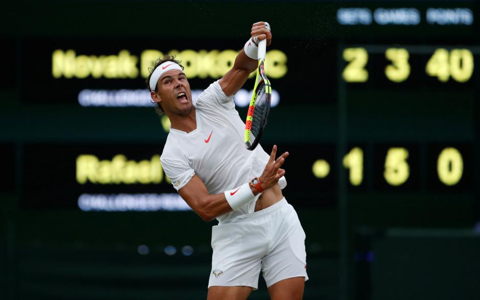 Rafael Nadal en Wimbledon 2018
