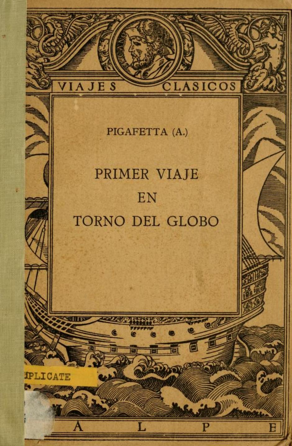 Edición de 1922 del Primer viaje en torno del globo