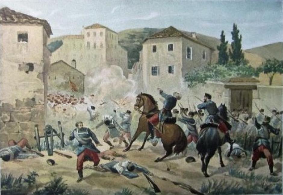 Batalla de Alpens, parte de la tercera guerra carlista