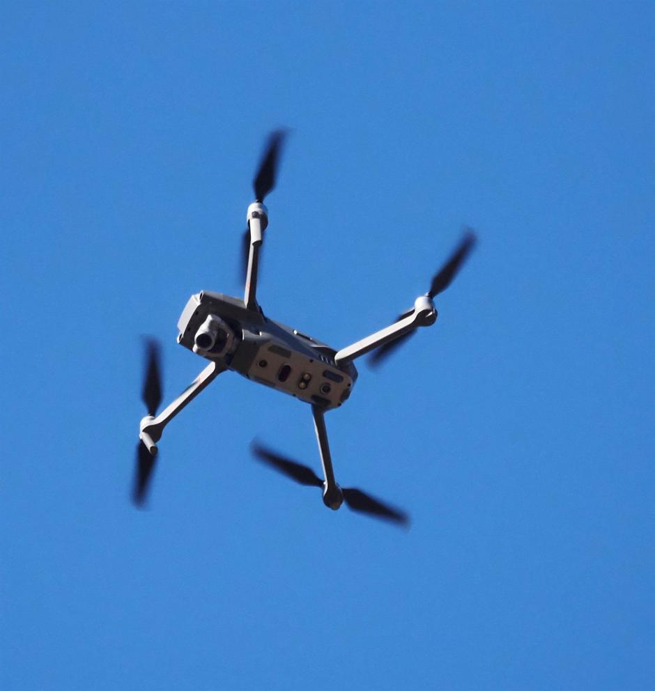 Un dron empleado para la búsqueda de Esther López