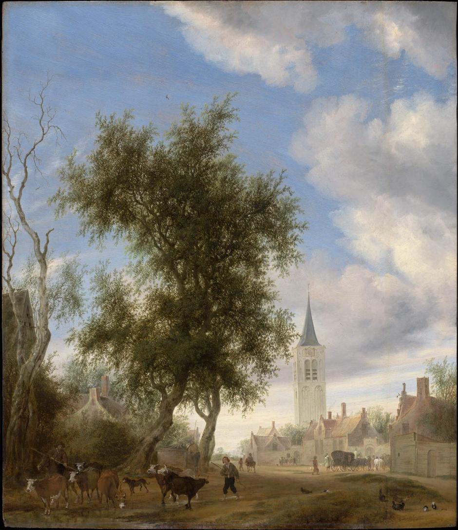 El cuadro 'Vista de Beverwijk', de Salomon van Ruysdael