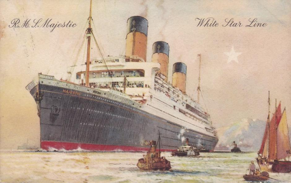 Postal de 1922 del Majestic