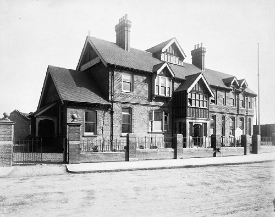El hospital de marineros Albert Dock a principios del siglo XX