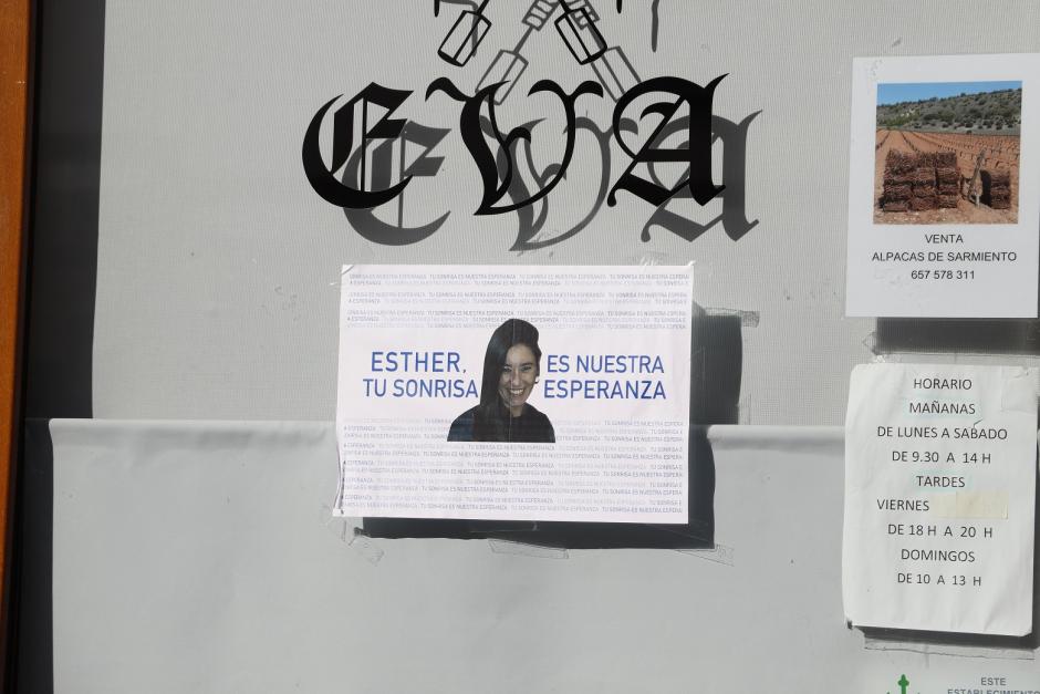 El rostro de Esther López ha estado muy presente en el municipio desde que desapareciera hace un mes