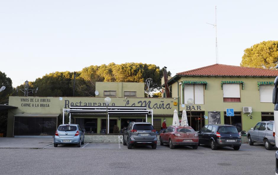 Restaurante La Maña, lugar cercano donde se le pierde la pista a Esther López.