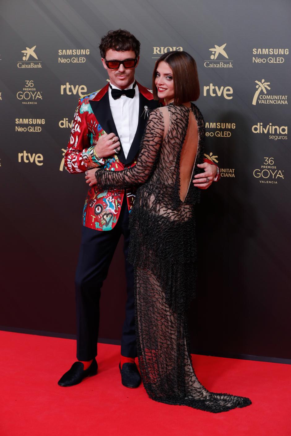 Aldo Comas y Macarena Gómez en los Premios Goya 2022