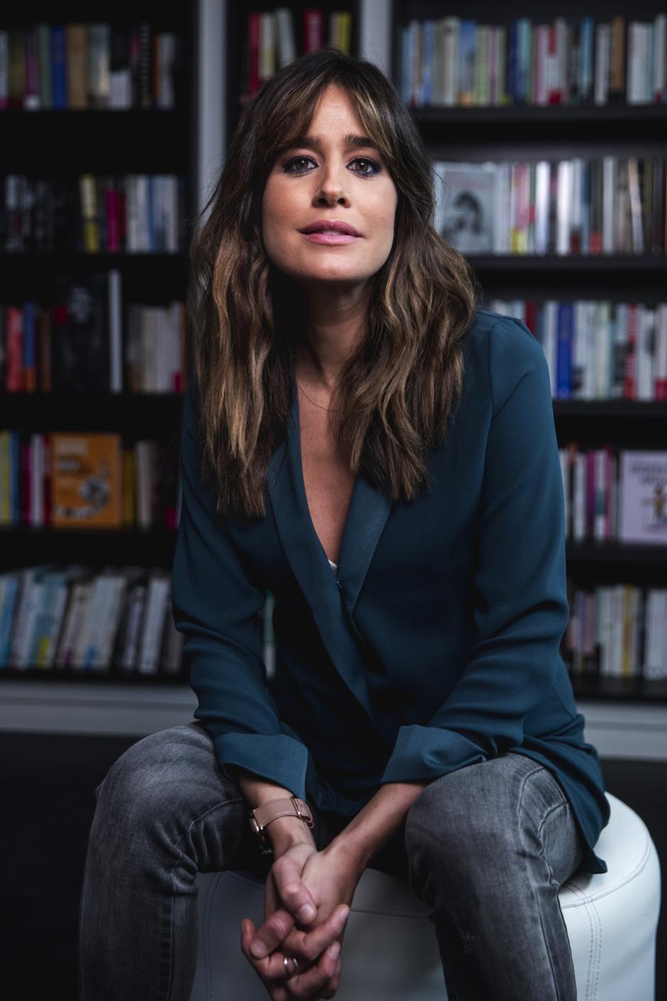 Portrait of Journalist Isabel Jimenez  during book premiere " Y tu que harias por salvar el planeta " in Madrid on Wednesday, 04 November 2020.