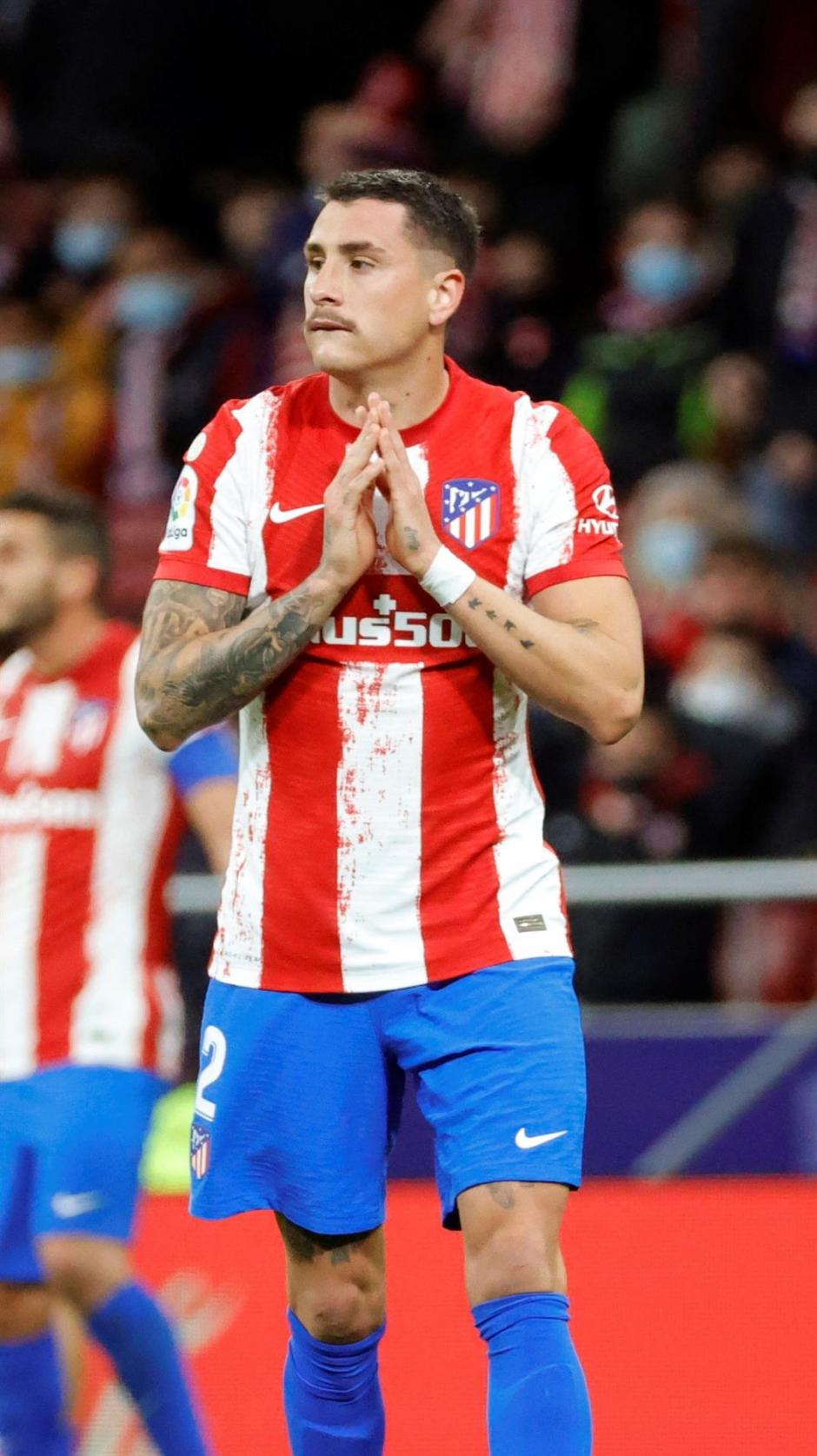 José María Giménez lamenta un erro que pudo costarle muy caro al Atlético