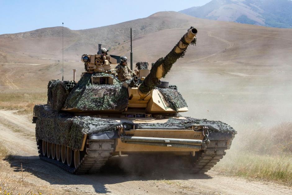 Modelo de Tanque Abrams M1A2 que será proporcionado por EE.UU a Polonia