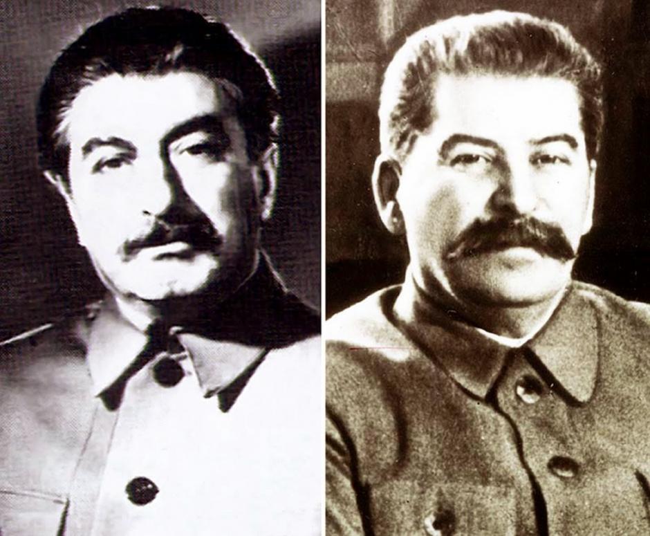 Dadaev (a la izquierda) y Stalin (derecha)