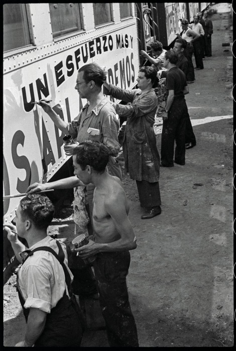 Una de las imágenes de 'El expreso Antifascista' (1936), de Antoni Campañà