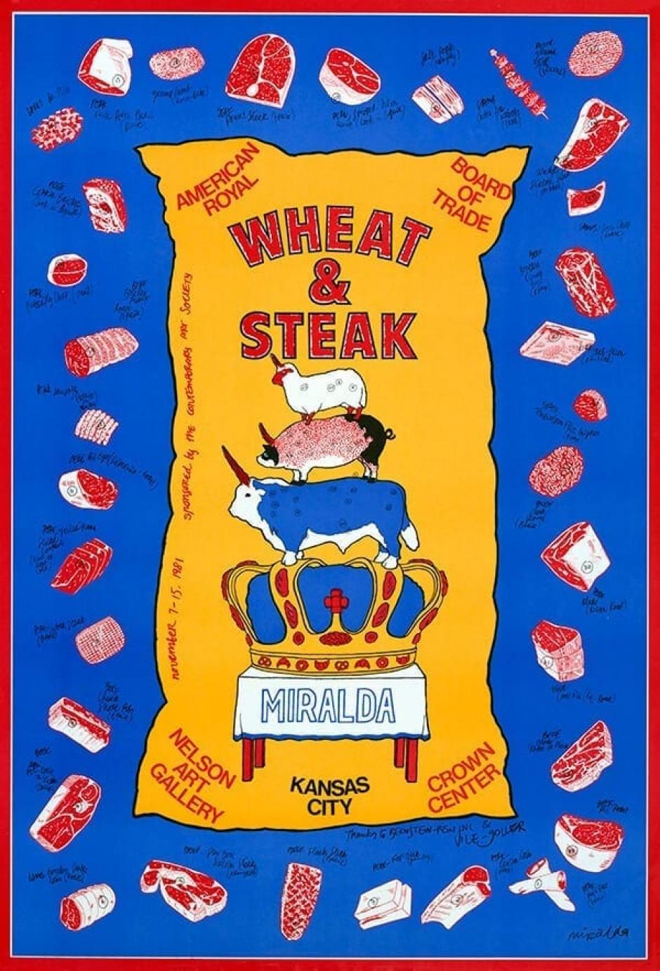 La obra 'Wheat & Steak Sacos', de Antoni Miralda