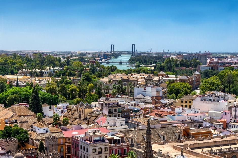 Vista aérea de Sevilla