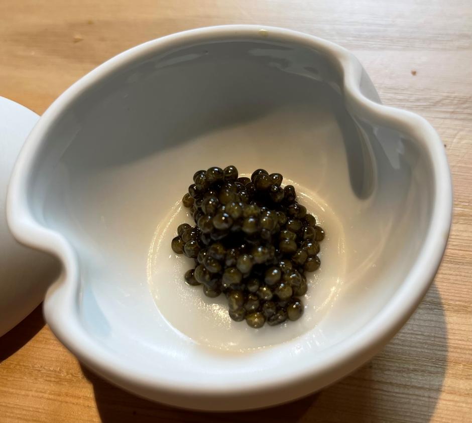Caviar a la brasa