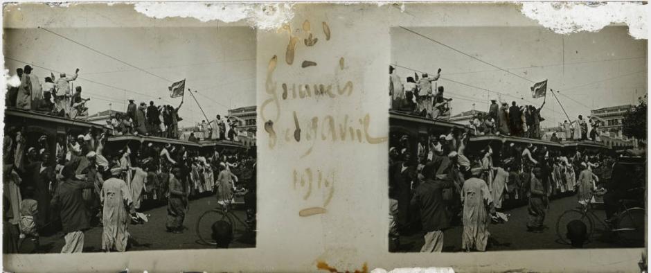 Manifestaciones durante la Revolución de 1919