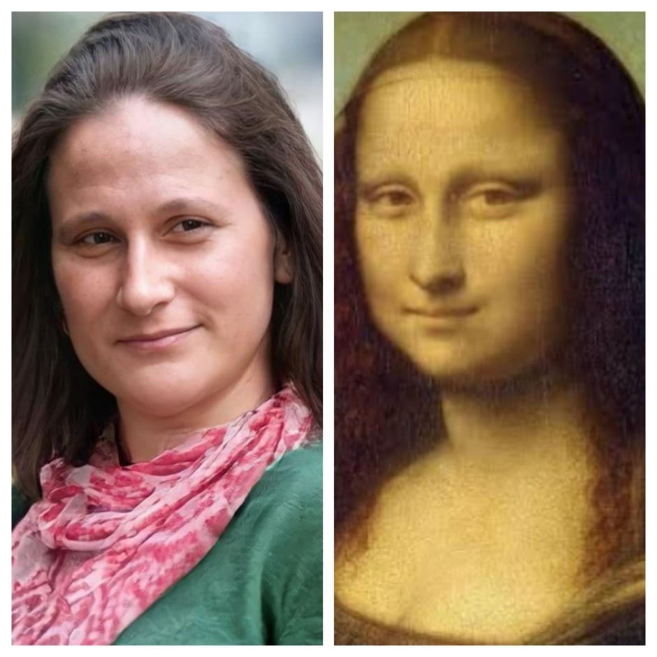 Aspecto que tendría la Mona Lisa.