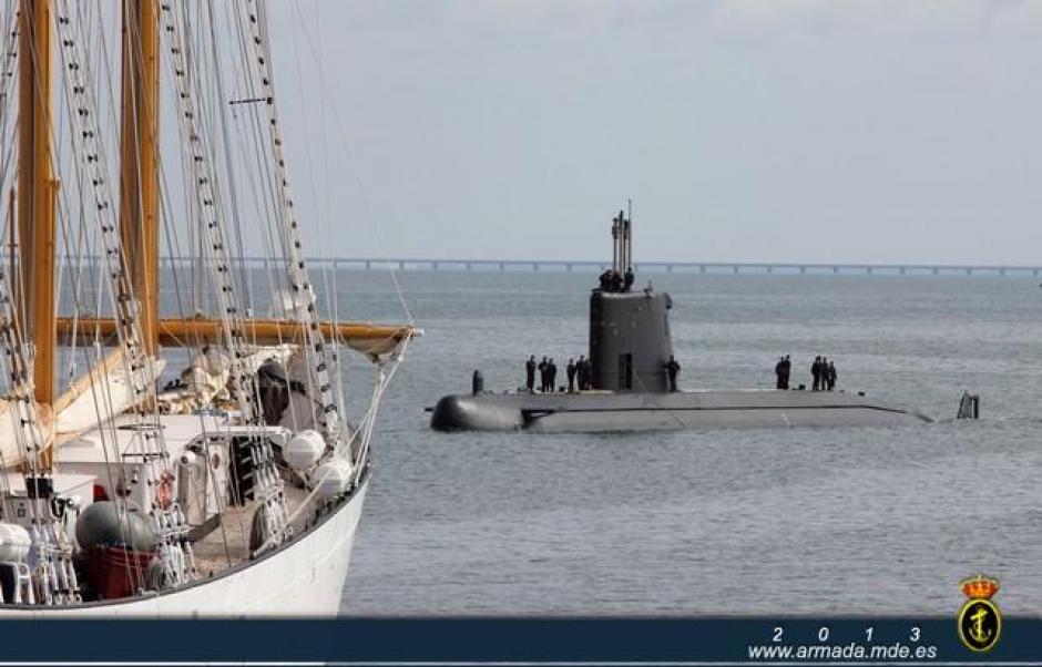 Imagen del histórico submarino