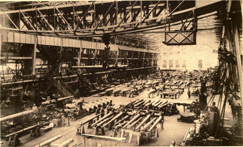 La Fábrica de Cañones Krupp durante la Primera Guerra Mundial