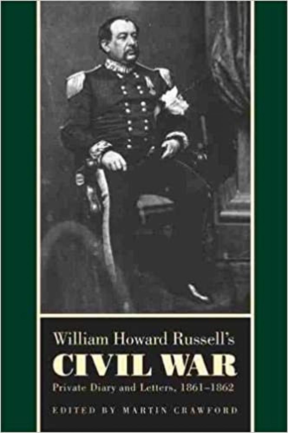 Tapa del libro de William Howard Russell sobre la guerra civil