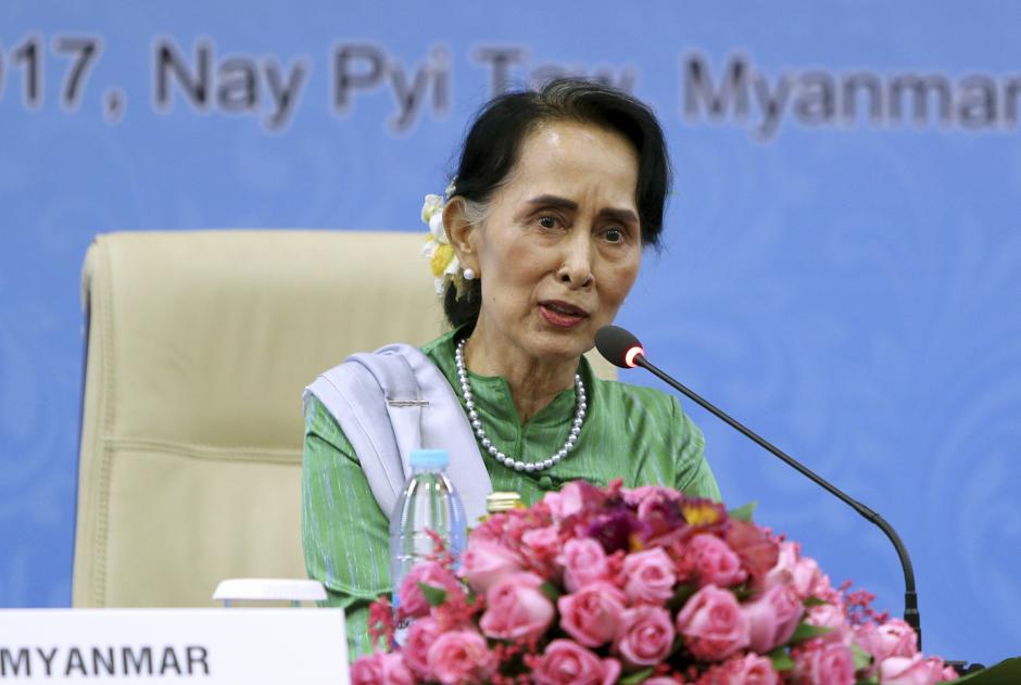 La opositora birmana Aung San Suu Kyii