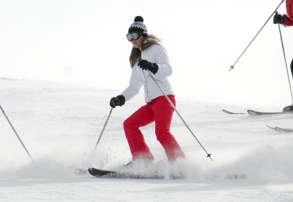 Kate Middleton esquiando en Courchevel, Francia