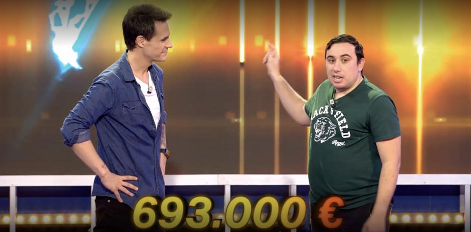 Christian Gálvez, presentador de Alta tensión, y Josué
