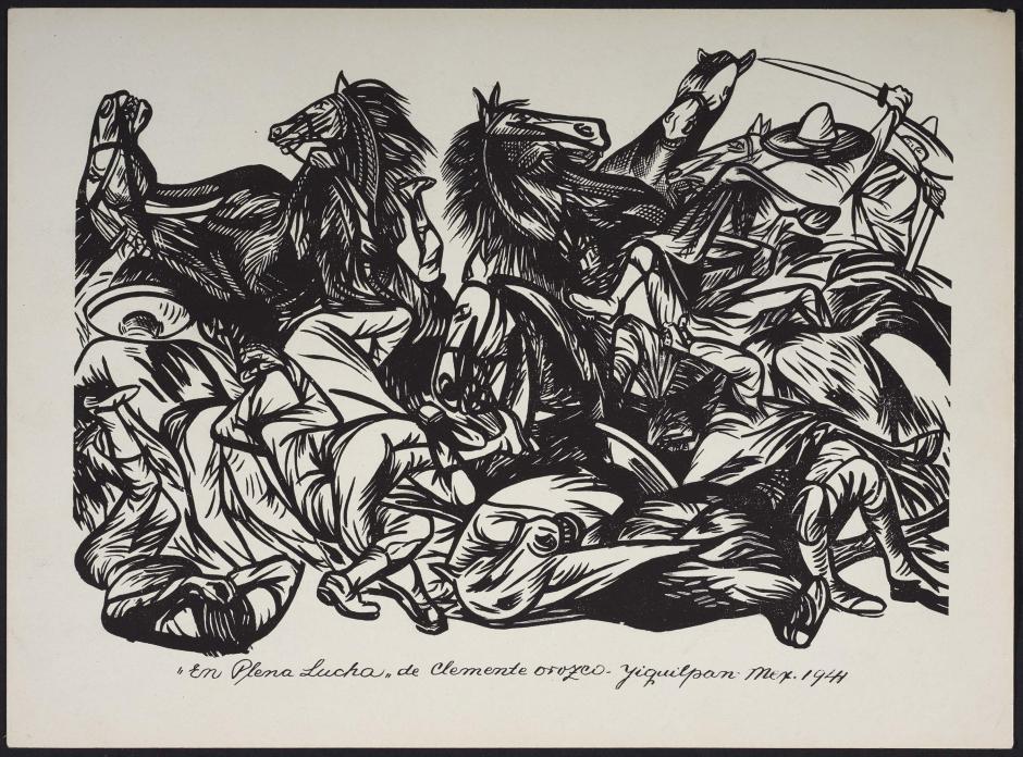 'En plena lucha', de José Clemente Orozco Ciudad Guzmán, México, 1883