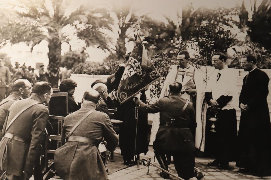 Imagen de archivo de una celebración eucarística con el ejército