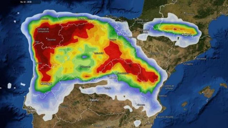 Probabilidad lluvias Viernes Santo