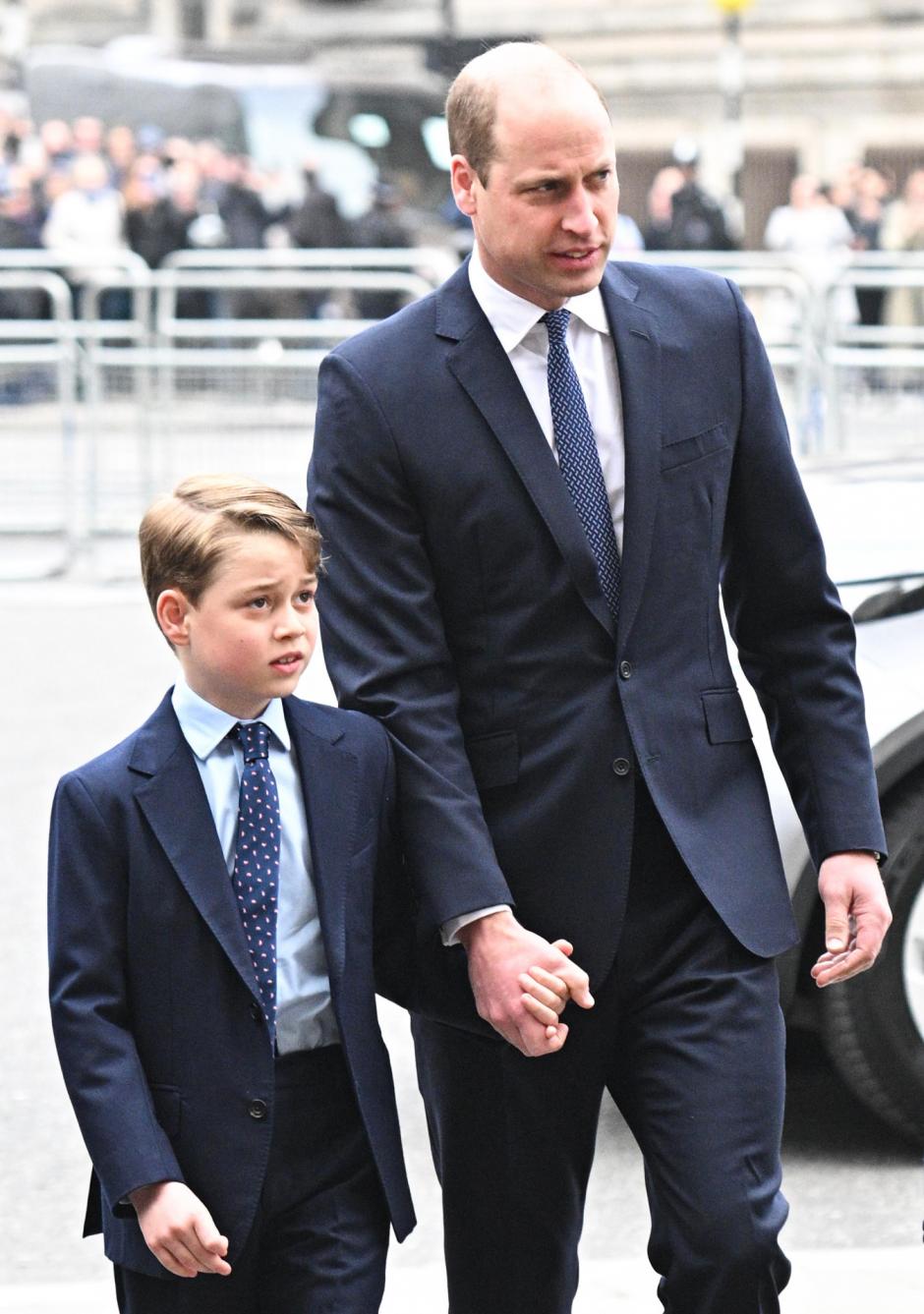 El príncipe Guillermo y su hijo el Príncipe Jorge