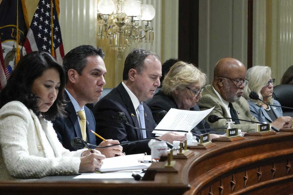 Reunión del Comité Selecto para Investigar el Ataque al Capitolio reunido en Washington, DC