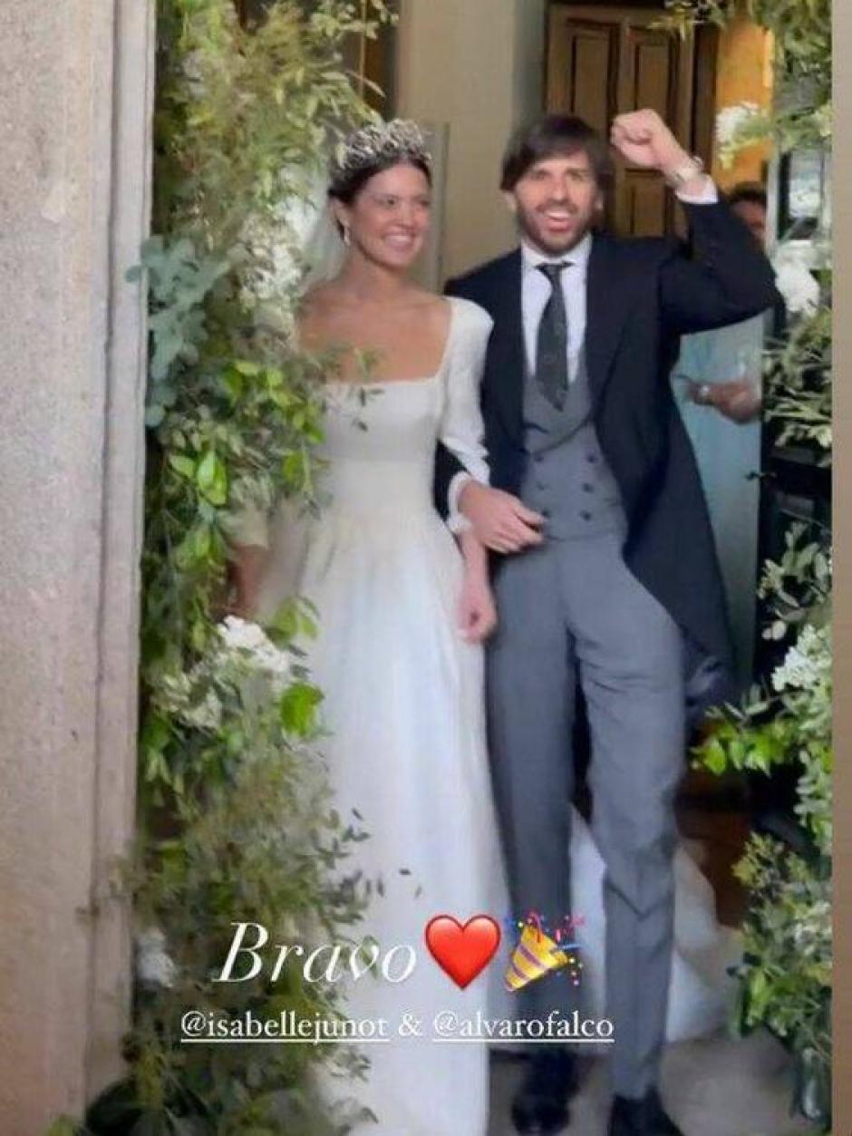 Isabelle Junot y Álvaro Falcó