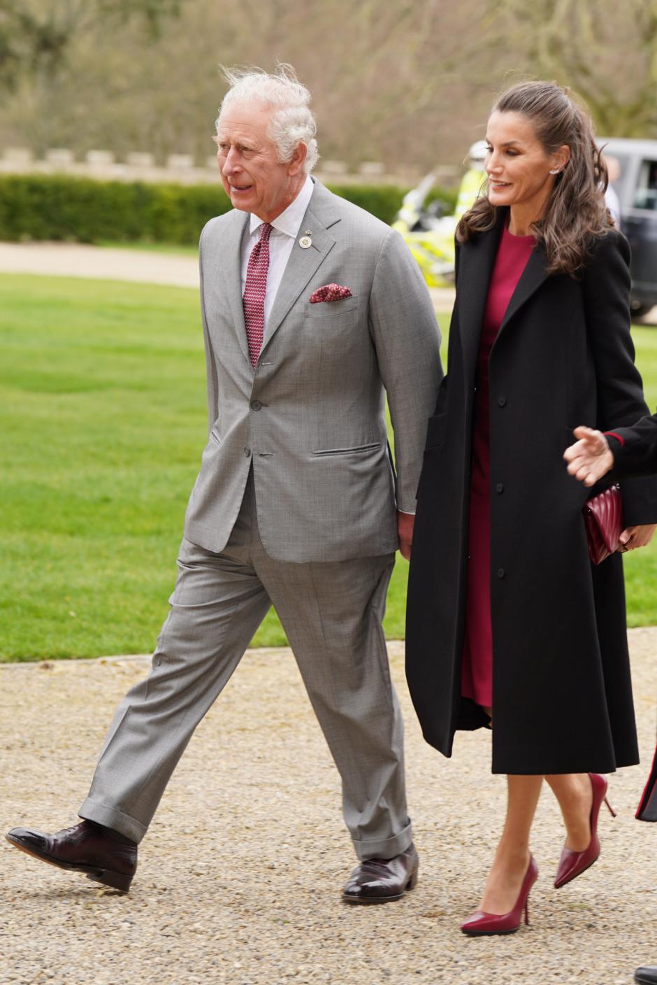 El Príncipe Carlos y la Reina Letizia en Bishop Auckland, en el condado de Durham