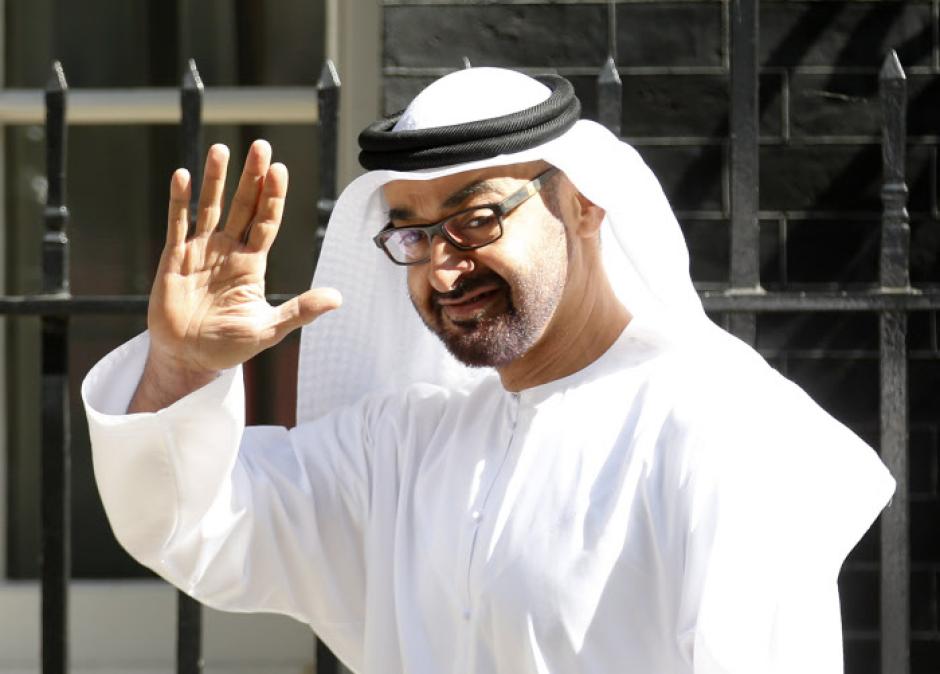 Mohamed bin Zayed Al Nahyan, príncipe de Abu Dabi y dueños del Manchester City.