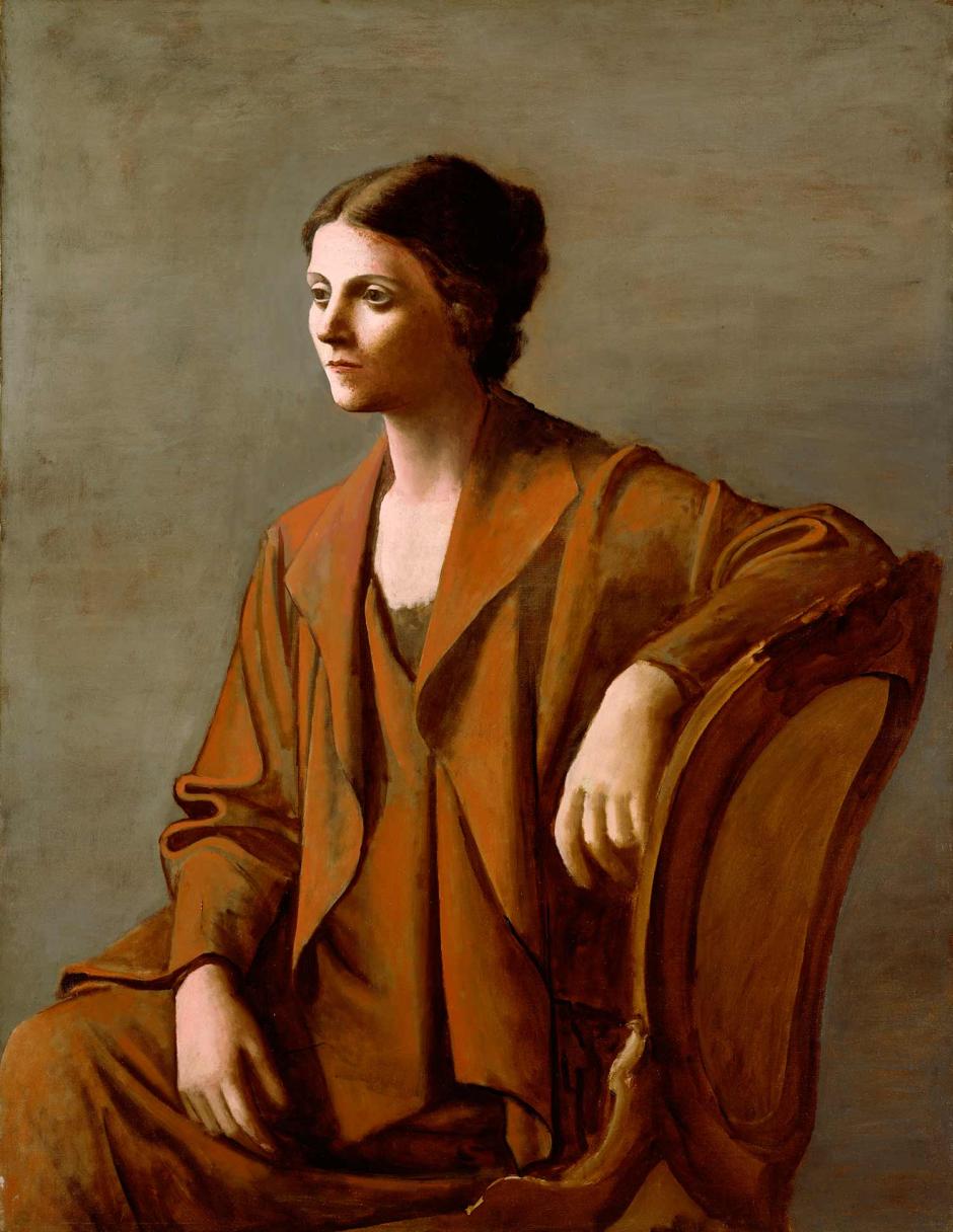 'Olga Picasso', cuadro en el que Picasso le da su apellido a la bailarina rusa Olga Khokhlova, a pesar de que nunca fue su mujer