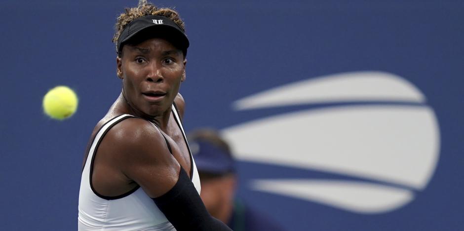Venus Williams during the second round of the US Open tennis championships Wednesday, Aug. 28, 2019, in New York.   *** Local Caption *** .